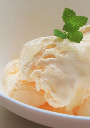 〖 アイスクリーム レモンソース 〗-レシピのメイン写真
