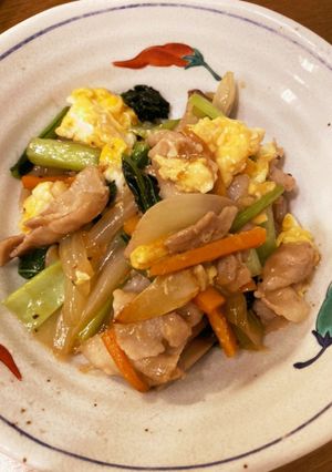 豚肉と卵、野菜の中華風炒め-レシピのメイン写真