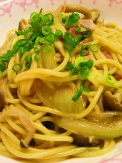 しめじとベーコンの和風パスタ-レシピのメイン写真