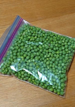スナップエンドウの豆だけ冷凍保存-レシピのメイン写真