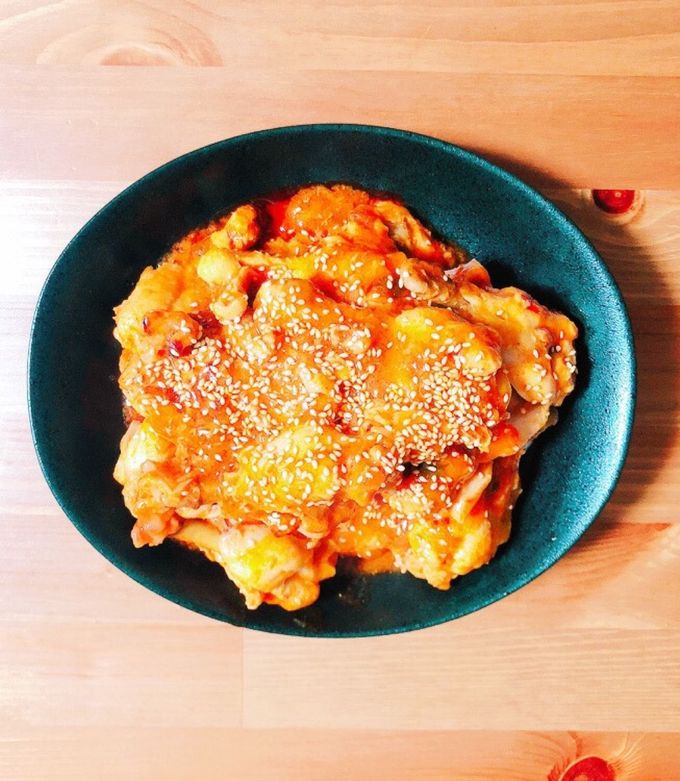 電気圧力鍋】ヤンニョムチキン風煮込み by pakico 【クックパッド