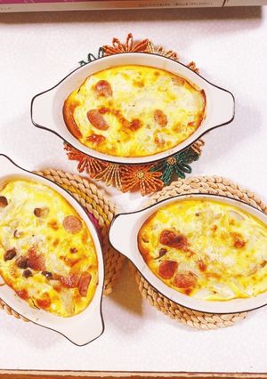キャベツと玉ねぎのキッシュ-レシピのメイン写真