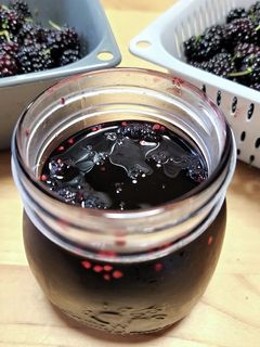 甘酸っぱ!マルベリー(桑の実)ジャム♪︎-レシピのメイン写真