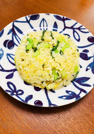 青梗菜とじゃこの炒飯-レシピのメイン写真