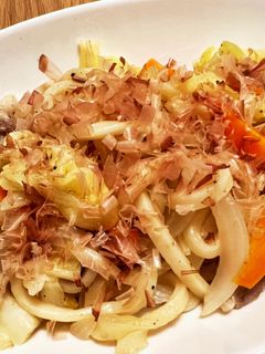 野菜たっぷり!白だしの焼きうどん-レシピのメイン写真