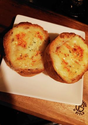 モーニング④バケットにチーズ醤油★-レシピのメイン写真