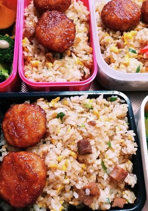 高校生息子、旦那、娘弁当(5/27)-レシピのメイン写真