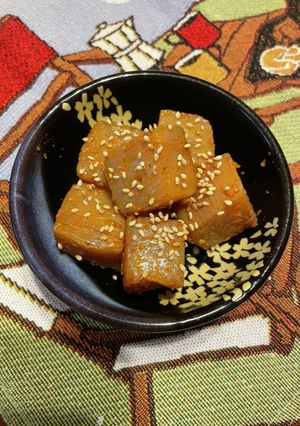 こんにゃくの味噌ニンニク甘辛炒め-レシピのメイン写真
