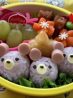 ねずみ お弁当-レシピのメイン写真