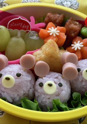 ねずみ　お弁当-レシピのメイン写真