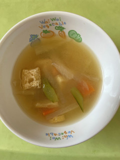 【保育園給食】うどのみそ汁-レシピのメイン写真
