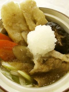 ハトムギきりたんぽのみぞれ鍋-レシピのメイン写真