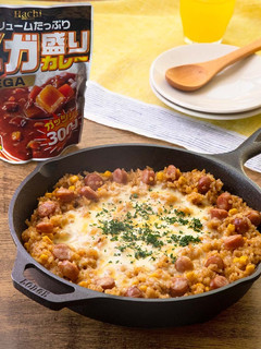 メガ盛りカレー使用!焼きカレーピラフ-レシピのメイン写真