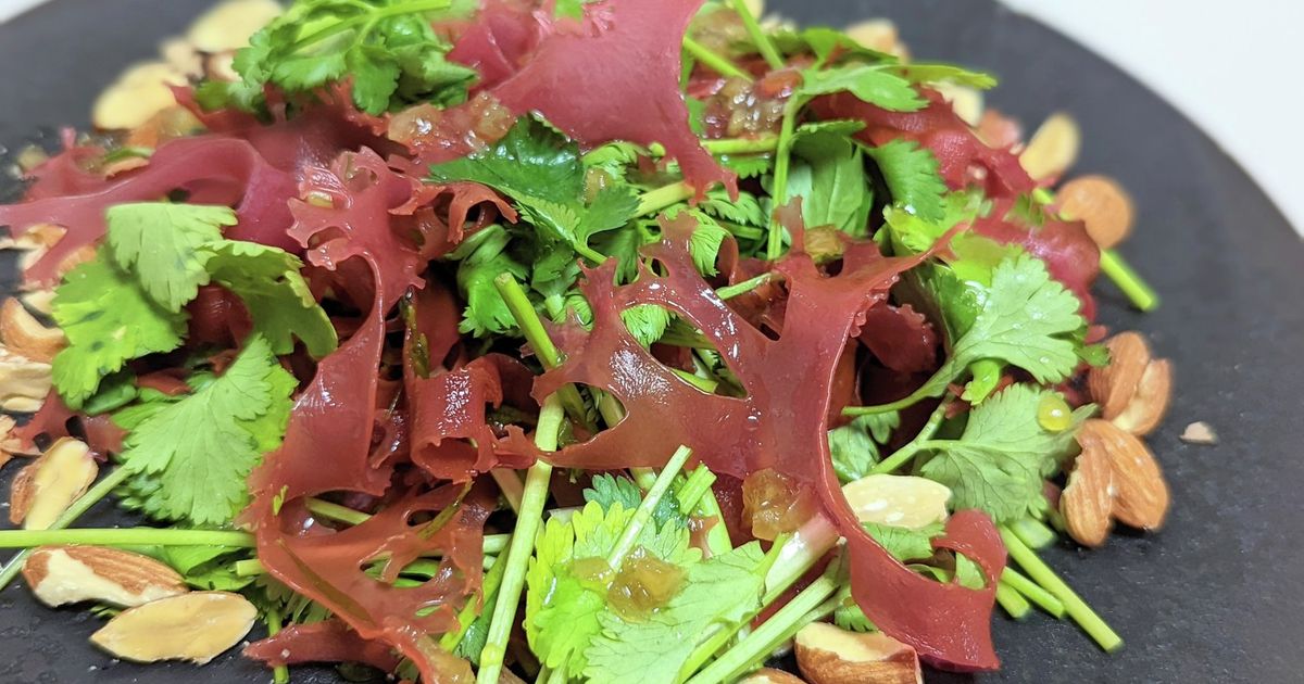 パクパク進む！とさかのりパクチーサラダ by シーベジタブル