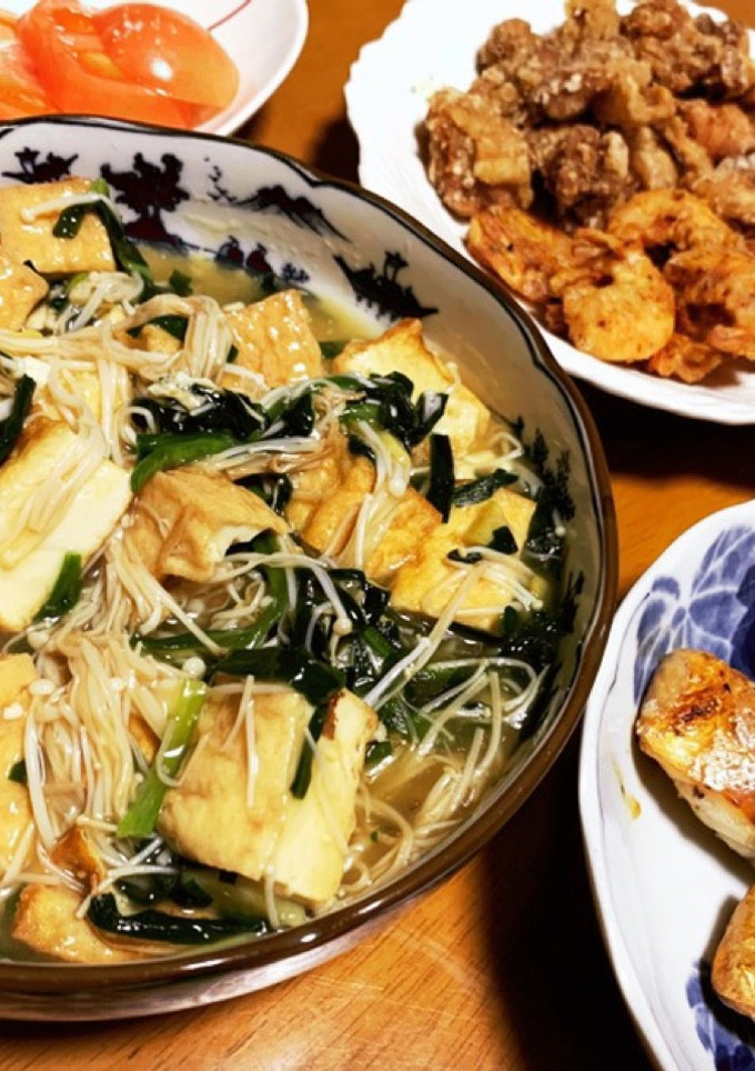 〜厚揚げとえのきの餡添え〜-レシピのメイン写真