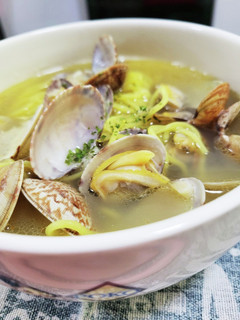 簡単アレンジ!アサリの塩ラーメン-レシピのメイン写真