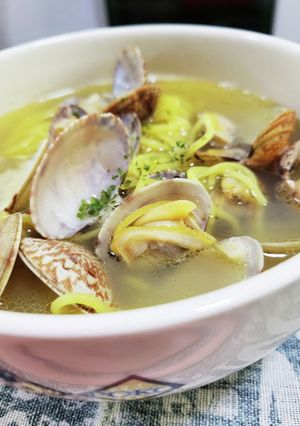 簡単アレンジ！アサリの塩ラーメン-レシピのメイン写真