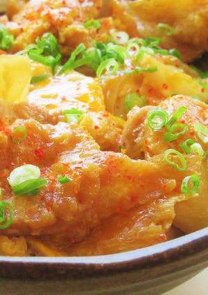 サクッととろ～鶏もも肉と揚げ湯葉の親子丼-レシピのメイン写真