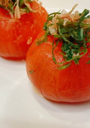 丸ごとトマトのお出汁漬け-レシピのメイン写真