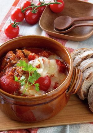 子どもが喜ぶ！サバ缶のトマト煮込み-レシピのメイン写真