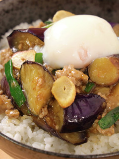 スタミナ麻婆なす丼-レシピのメイン写真