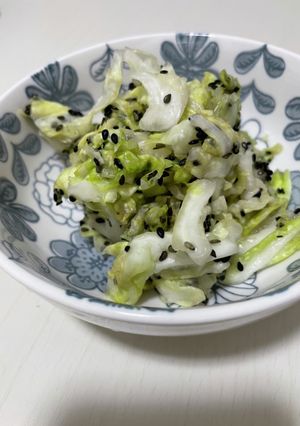即席＆箸止まらない！ごま塩キャベツ-レシピのメイン写真
