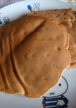 大判焼きの味をホットケーキで♪-レシピのメイン写真