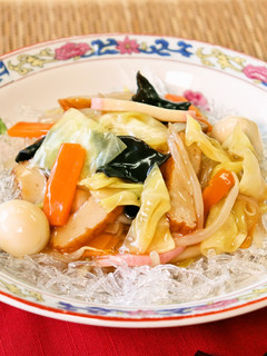 プチ!プチ!海藻麺で皿うどん風-レシピのメイン写真