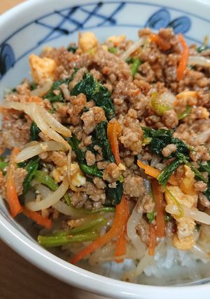 野菜たっぷり給食のビビンバ-レシピのメイン写真