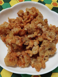 鶏皮揚げ【鶏油抽出したあとの使って】-レシピのメイン写真