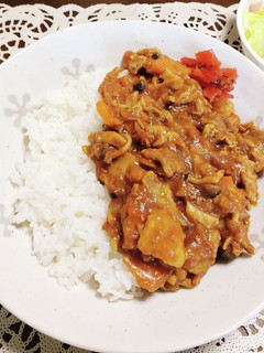 無水鍋でカレー(*´∀`*)覚え書き-レシピのメイン写真