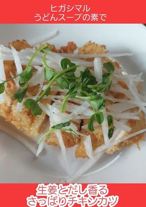 うどんスープの素で、さっぱりチキンカツ-レシピのメイン写真