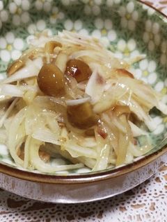 なめこと新玉ねぎのおかか和え-レシピのメイン写真