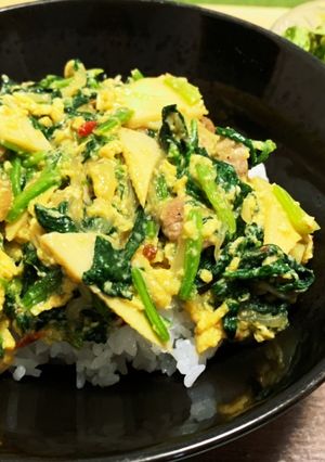 鉄分で元気！ポパイ飯-レシピのメイン写真
