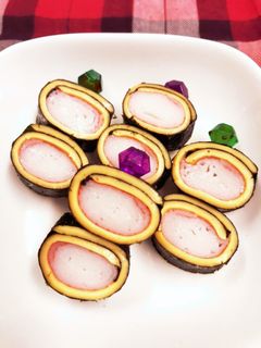 お弁当に♪カニカマチーズの海苔巻き-レシピのメイン写真