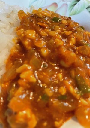 レトルトミートソースでキーマカレー-レシピのメイン写真