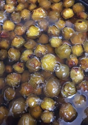 傷んだ梅で。小梅の炭酸煮-レシピのメイン写真