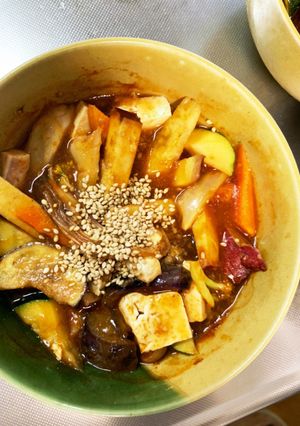 肉無ほんのりシーフード中濃炒味春雨炒め煮-レシピのメイン写真