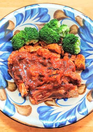 鍋とフライパンでBBQスペアリブ-レシピのメイン写真