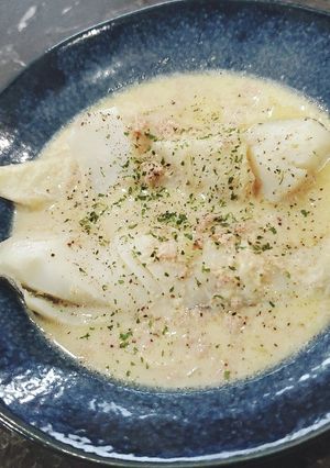 感動の親子の再会　タラのたらこクリーム煮-レシピのメイン写真