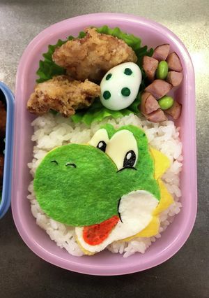 スーパーマリオ　キャラ弁-レシピのメイン写真