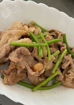 簡単✨豚肉とニンニクの芽　スタミナ炒め-レシピのメイン写真