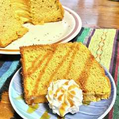 รูปของ はちみつきな粉のシフォンケーキ
