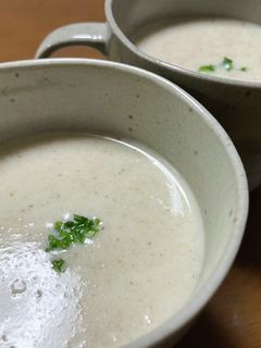 ごぼうとキノコのポタージュ-レシピのメイン写真