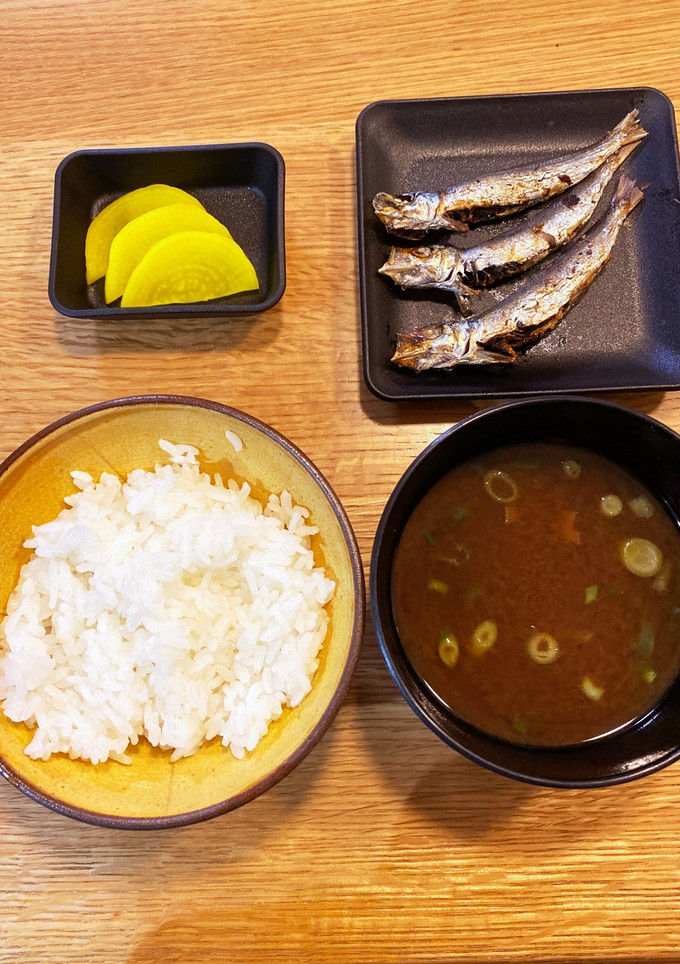 質素な「いわし定食」-レシピのメイン写真