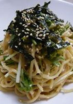 明太子と水菜のパスタ-レシピのメイン写真