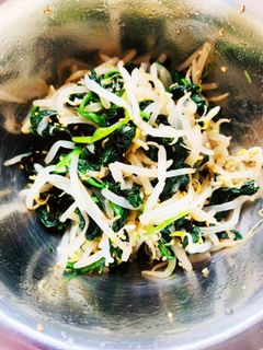簡単!もやしとほうれん草のナムル-レシピのメイン写真