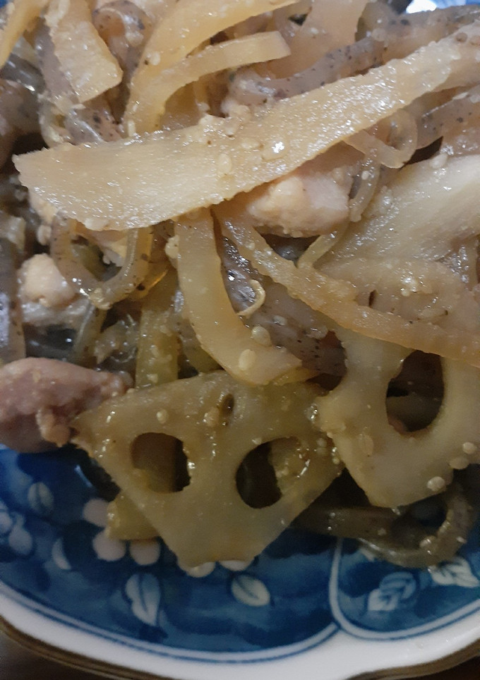 ごぼうれんこん大根のきんぴら-レシピのメイン写真