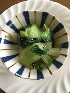 チンゲンサイ胡麻油和え-レシピのメイン写真