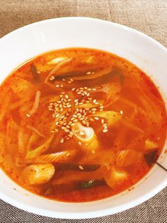もやしのピリ辛スープ-レシピのメイン写真